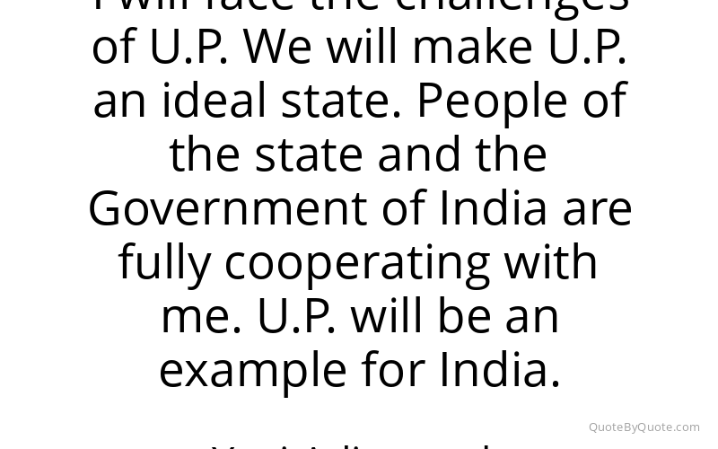 Preview image for this quote by Yogi Adityanath