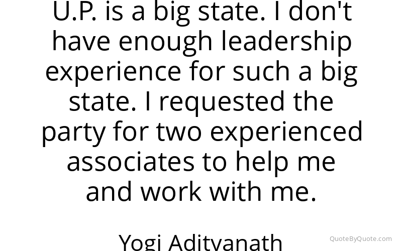 Preview image for this quote by Yogi Adityanath