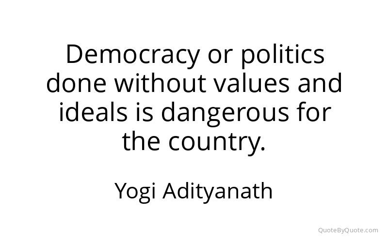Preview image for this quote by Yogi Adityanath
