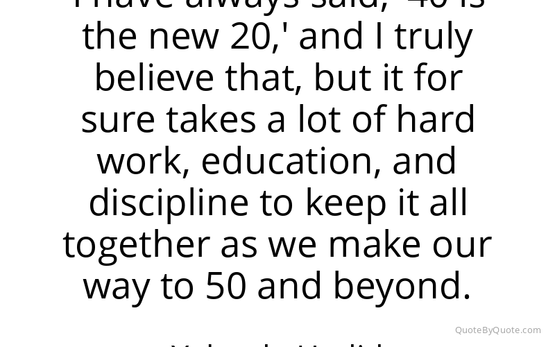 Preview image for this quote by Yolanda Hadid