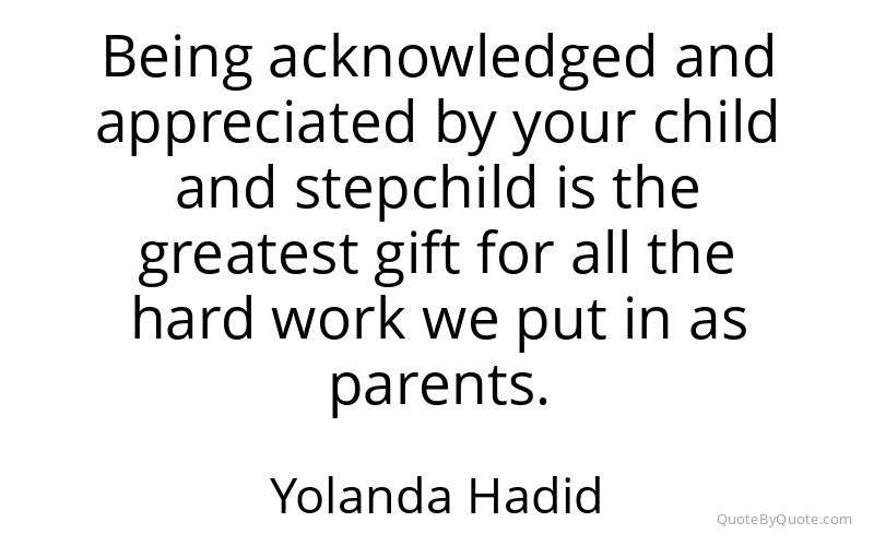 Preview image for this quote by Yolanda Hadid