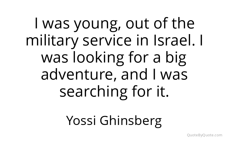 Preview image for this quote by Yossi Ghinsberg