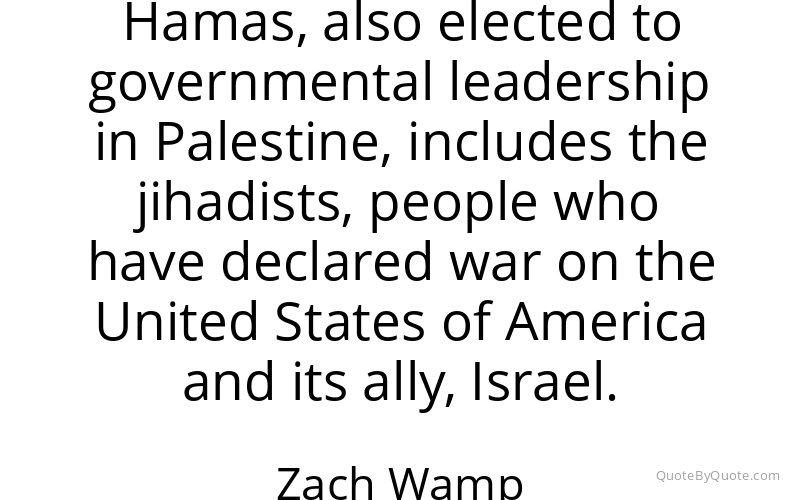 Preview image for this quote by Zach Wamp
