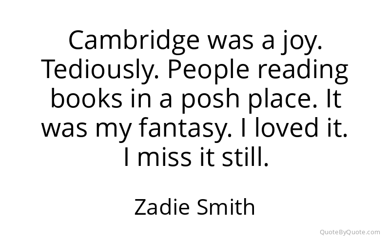 Preview image for this quote by Zadie Smith