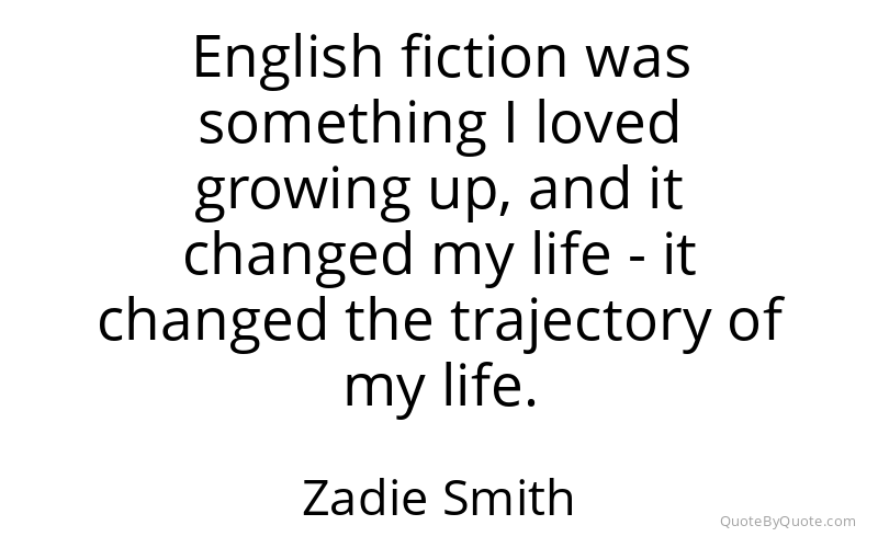 Preview image for this quote by Zadie Smith