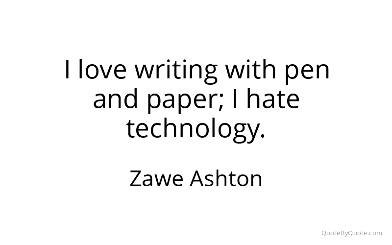 Preview image for this quote by Zawe Ashton