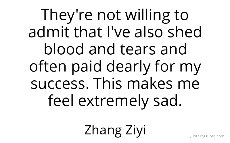 Preview image for this quote by Zhang Ziyi
