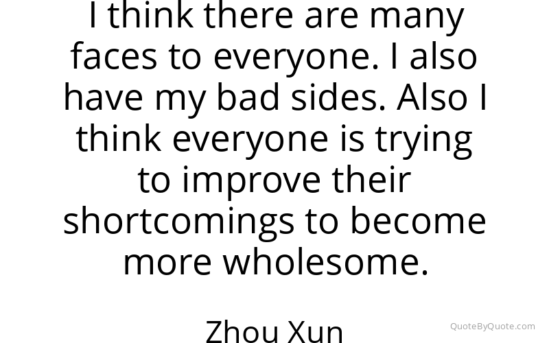 Preview image for this quote by Zhou Xun
