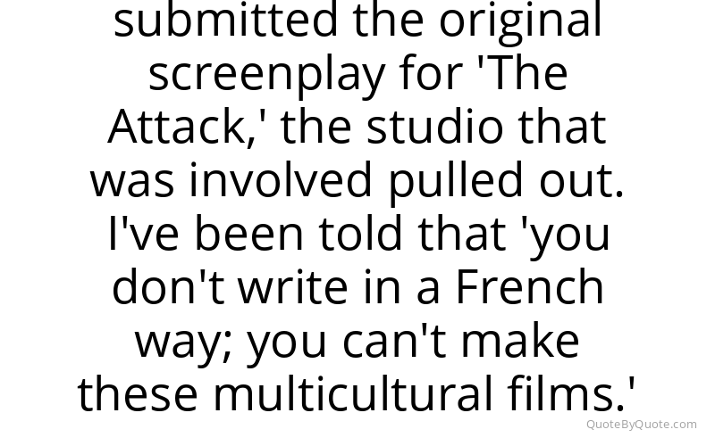 Preview image for this quote by Ziad Doueiri