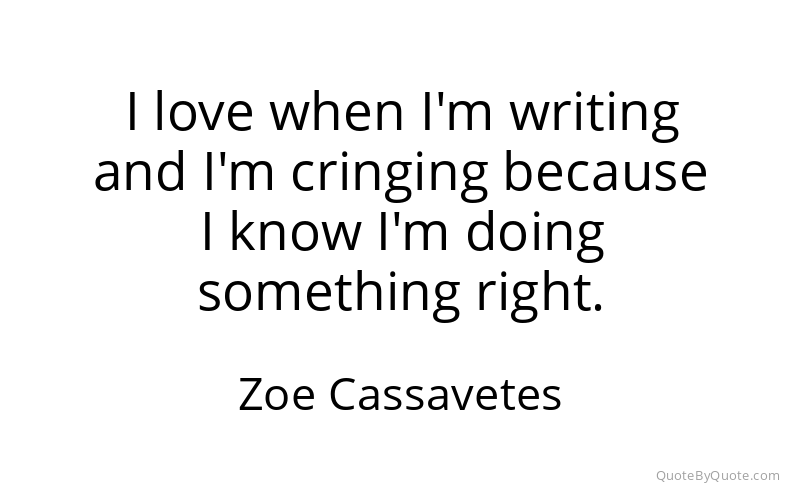 Preview image for this quote by Zoe Cassavetes