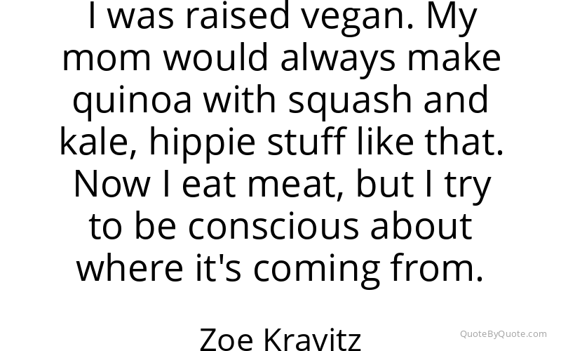 Preview image for this quote by Zoe Kravitz