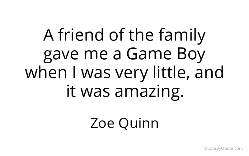 Preview image for this quote by Zoe Quinn