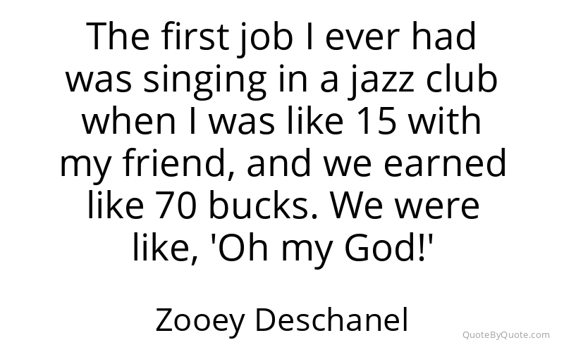 Preview image for this quote by Zooey Deschanel