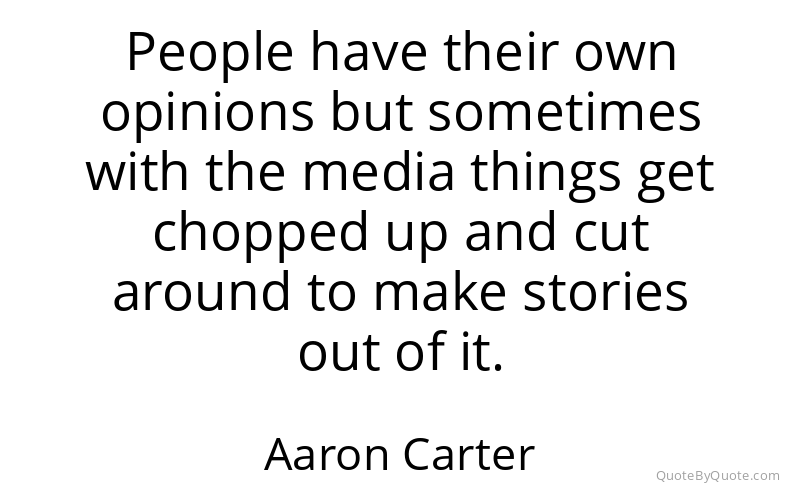 Preview image for this quote by Aaron Carter