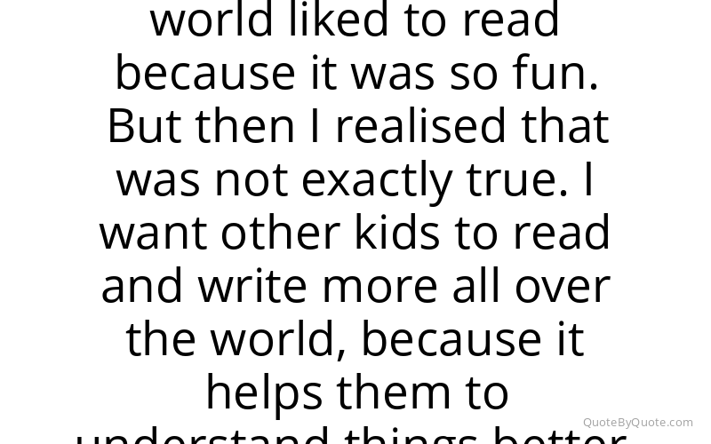 Preview image for this quote by Adora Svitak