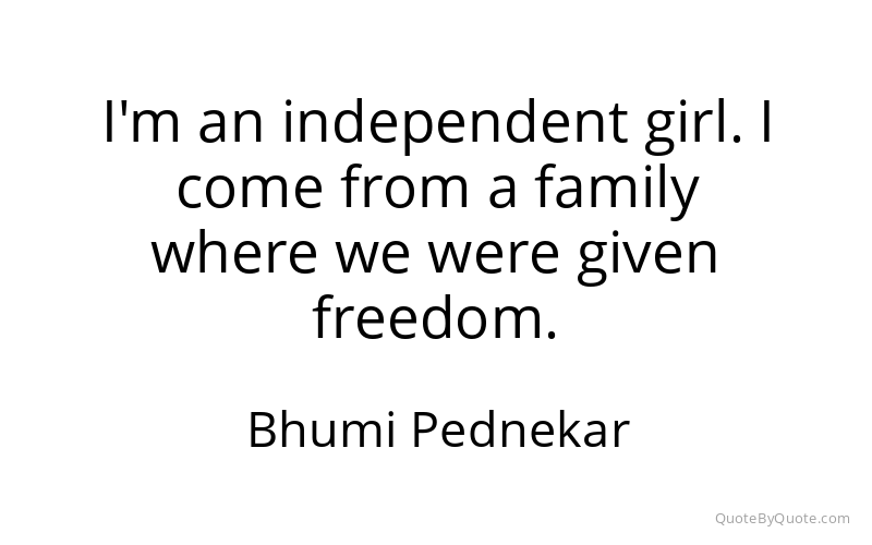 Preview image for this quote by Bhumi Pednekar