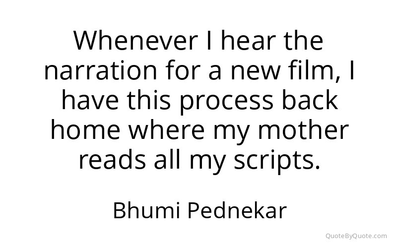 Preview image for this quote by Bhumi Pednekar