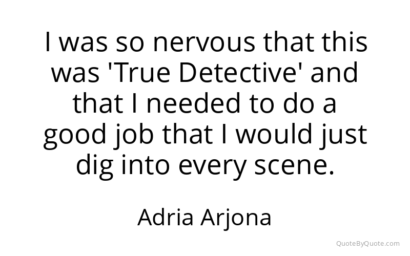 Preview image for this quote by Adria Arjona