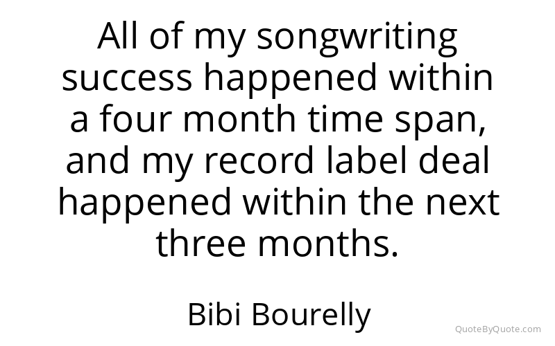 Preview image for this quote by Bibi Bourelly