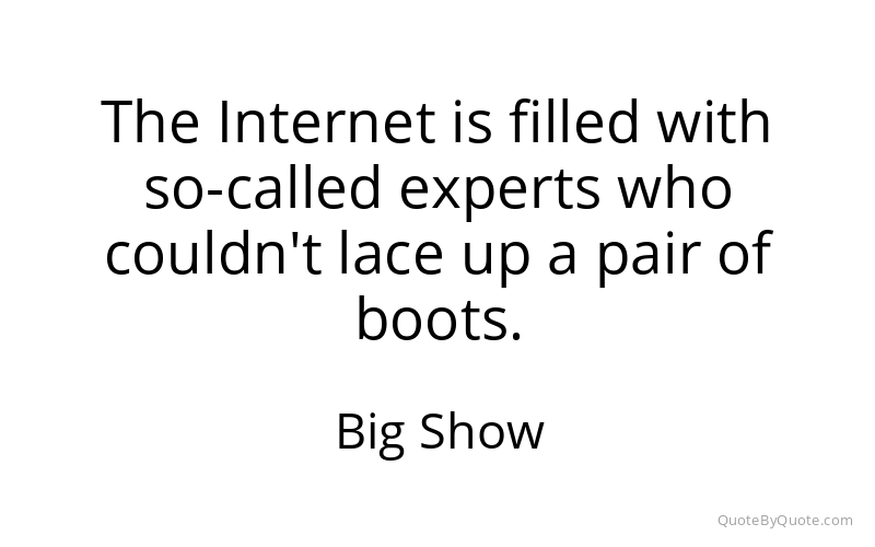 Preview image for this quote by Big Show