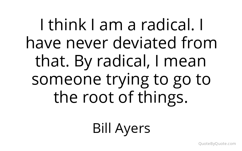 Preview image for this quote by Bill Ayers