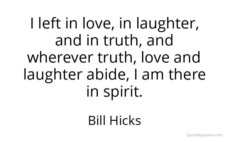 Preview image for this quote by Bill Hicks
