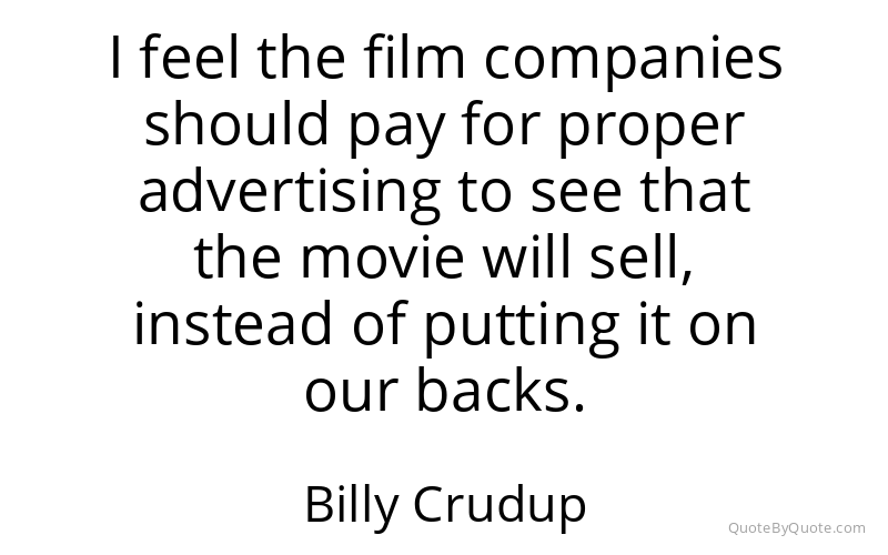 Preview image for this quote by Billy Crudup