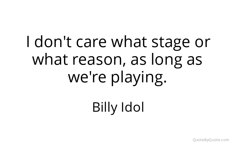 Preview image for this quote by Billy Idol