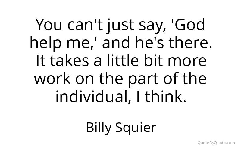 Preview image for this quote by Billy Squier
