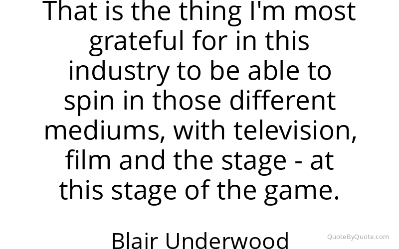 Preview image for this quote by Blair Underwood