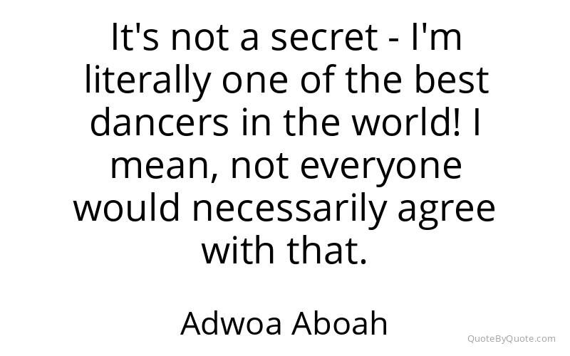 Preview image for this quote by Adwoa Aboah
