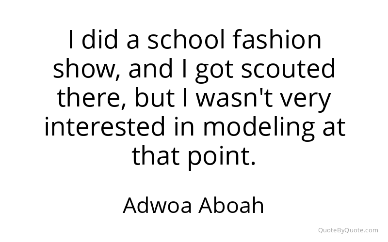 Preview image for this quote by Adwoa Aboah