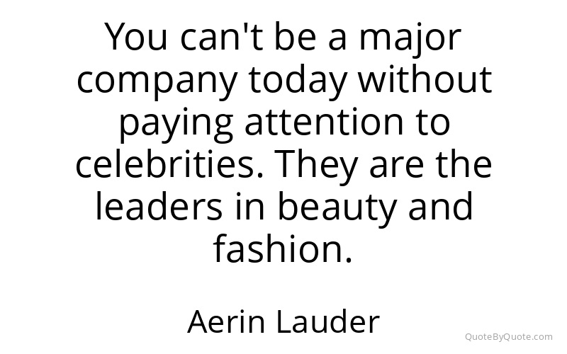 Preview image for this quote by Aerin Lauder
