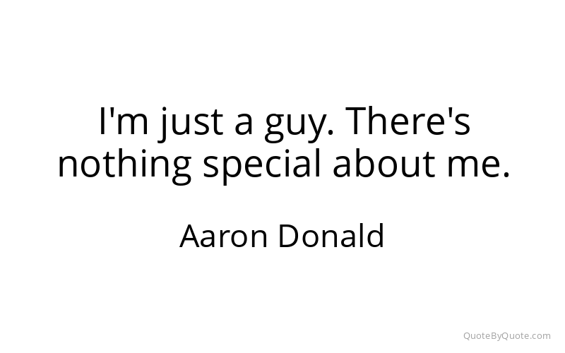 Preview image for this quote by Aaron Donald