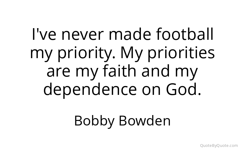 Preview image for this quote by Bobby Bowden