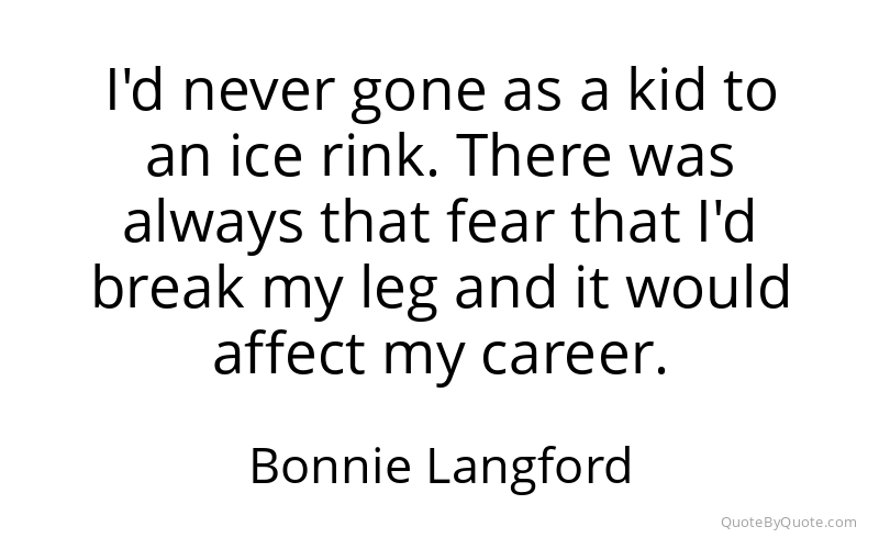 Preview image for this quote by Bonnie Langford