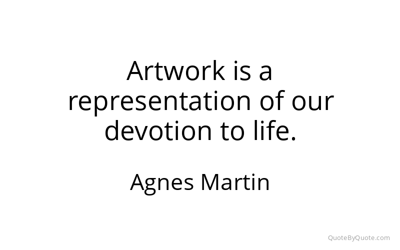 Preview image for this quote by Agnes Martin