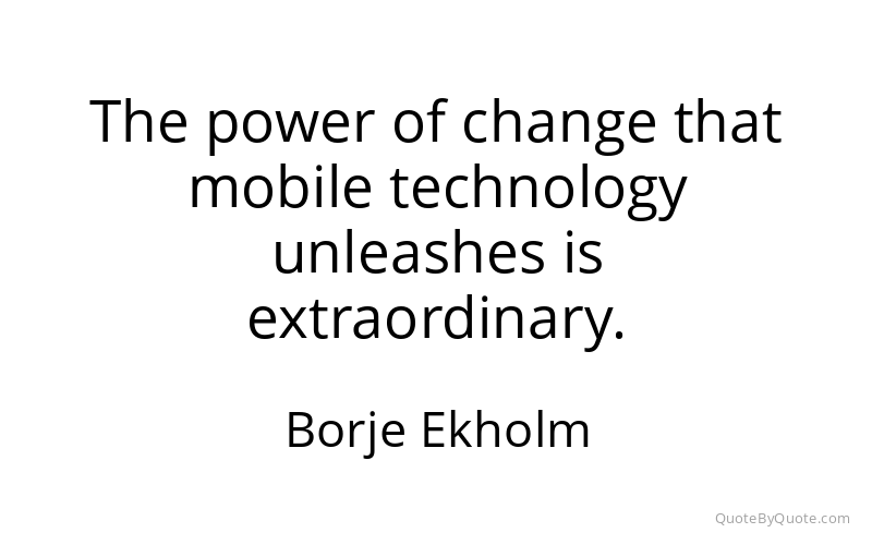 Preview image for this quote by Borje Ekholm