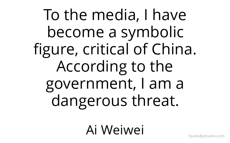 Preview image for this quote by Ai Weiwei
