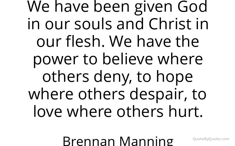 Preview image for this quote by Brennan Manning