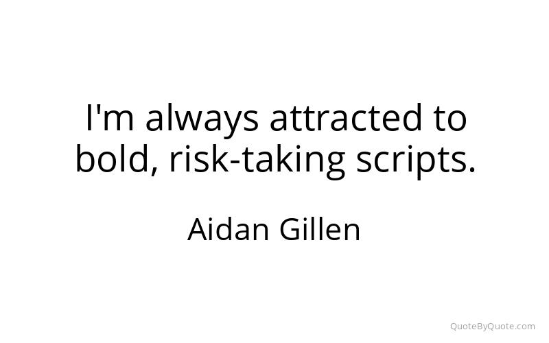 Preview image for this quote by Aidan Gillen