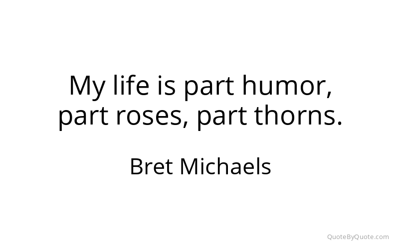 Preview image for this quote by Bret Michaels