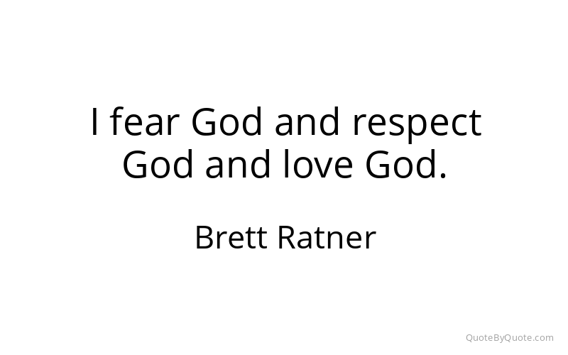 Preview image for this quote by Brett Ratner