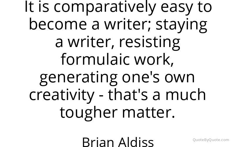 Preview image for this quote by Brian Aldiss