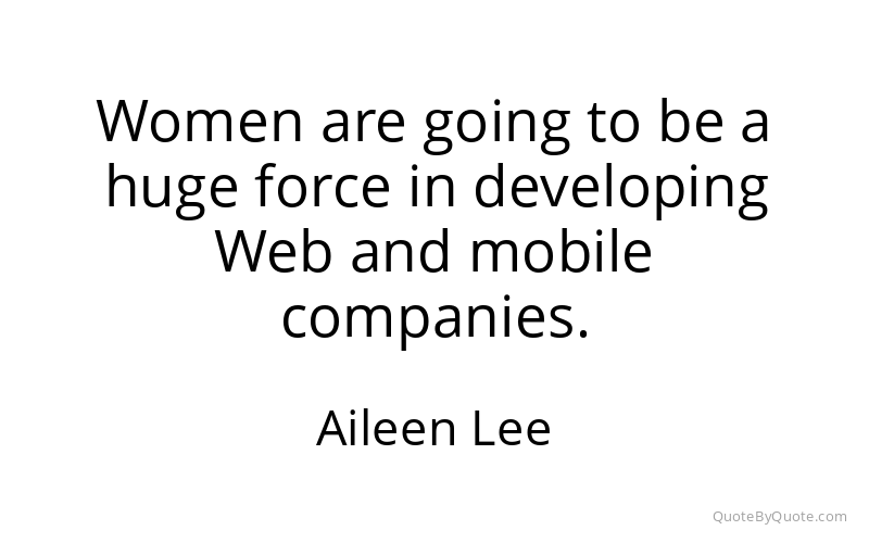 Preview image for this quote by Aileen Lee