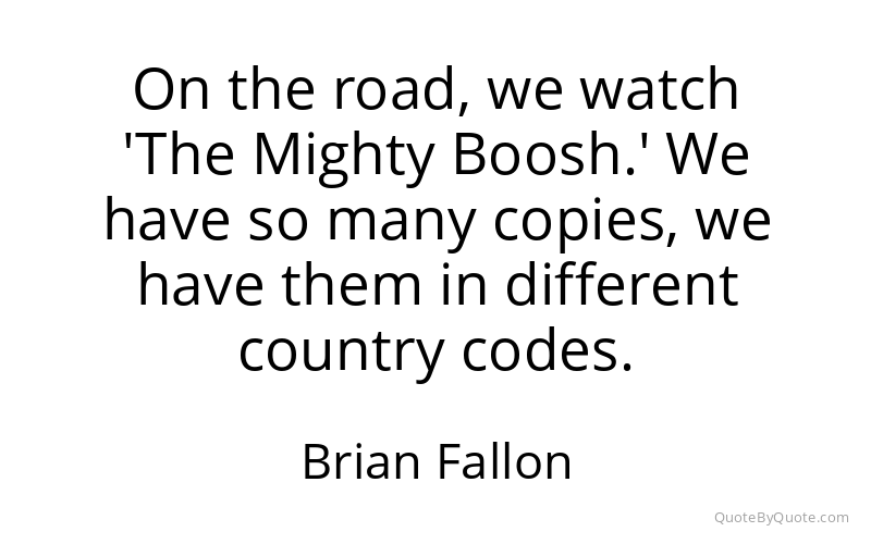 Preview image for this quote by Brian Fallon