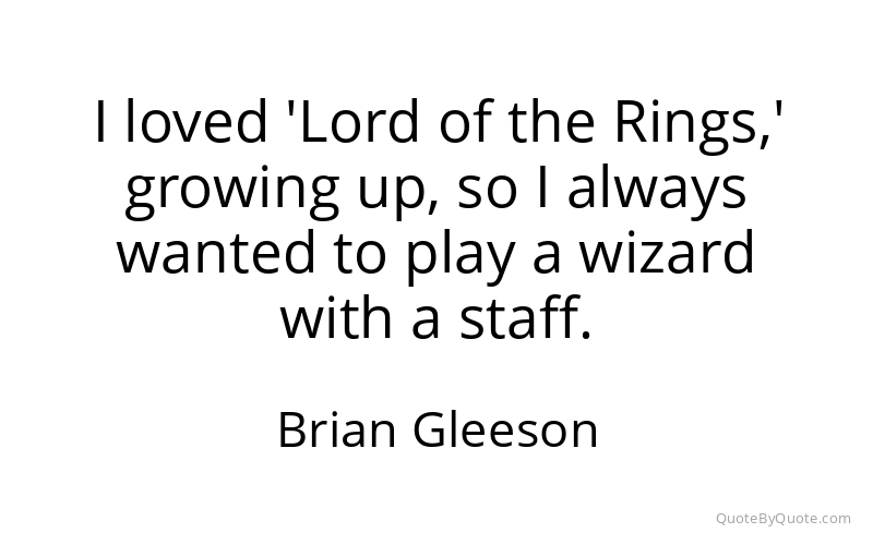 Preview image for this quote by Brian Gleeson