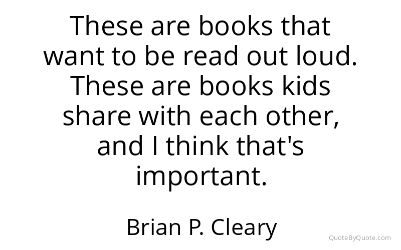Preview image for this quote by Brian P. Cleary