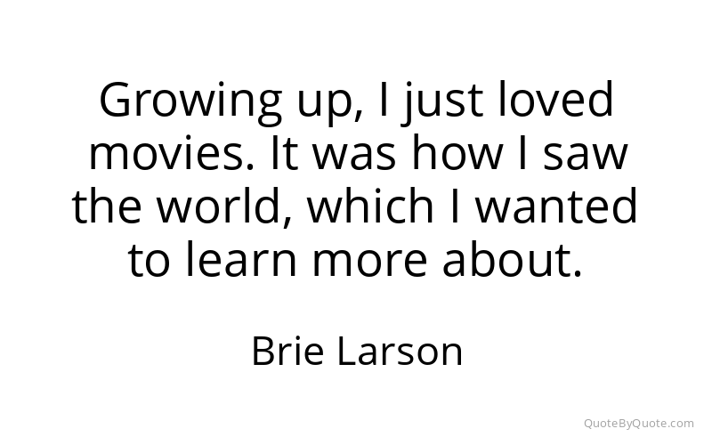 Preview image for this quote by Brie Larson