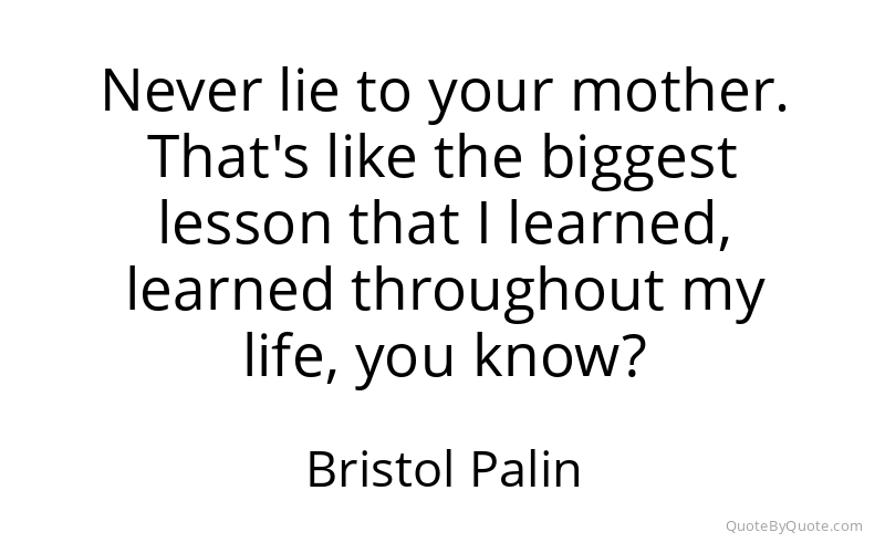 Preview image for this quote by Bristol Palin